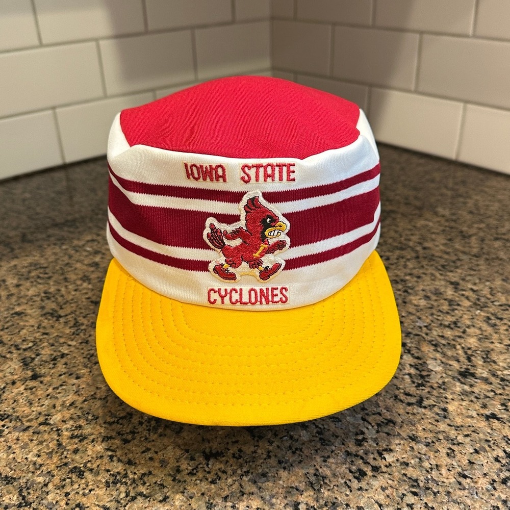 Hat Iowa State Cyclones AJD Snapback Hat Classic Stripes Cy Made USA